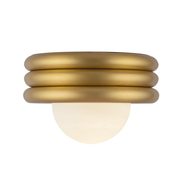Harvey 12 in Socket Semi Flush Mount