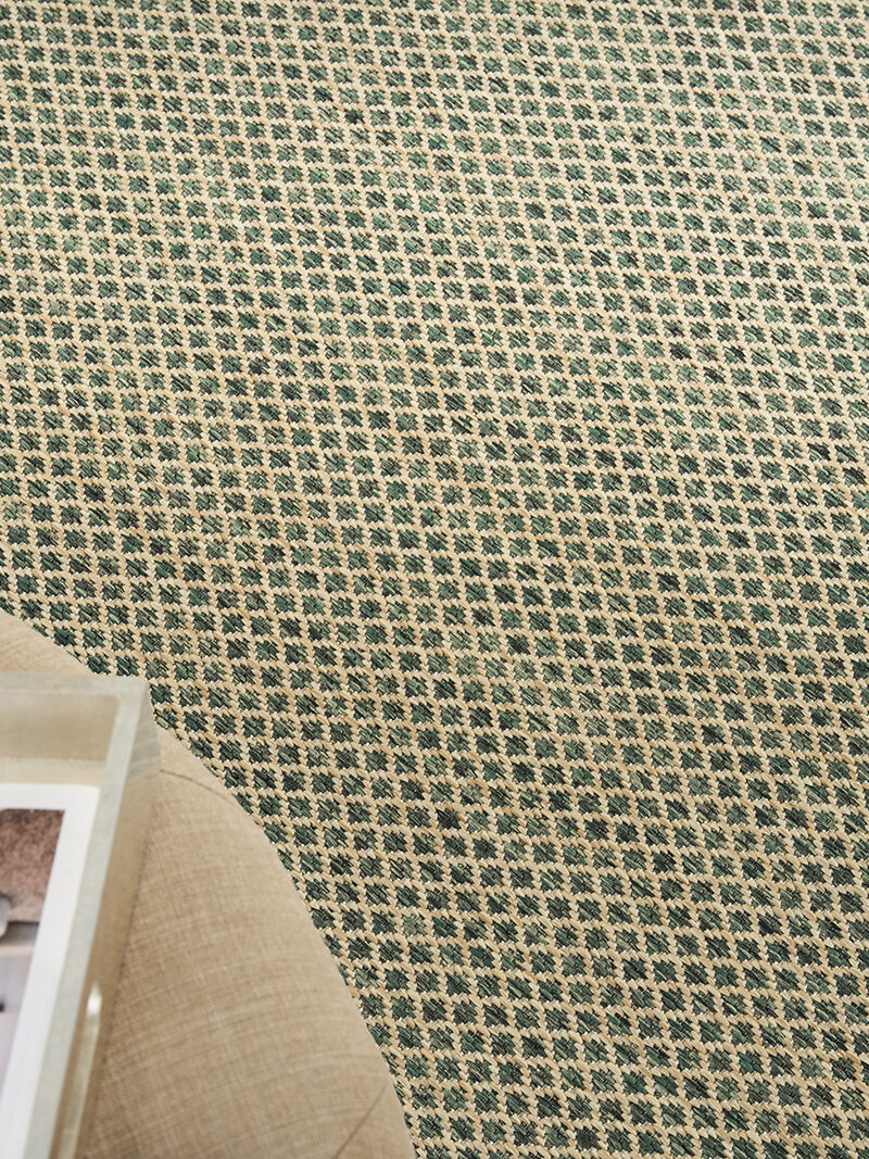 Courtyard COU01 Green 9' x 12' Rug