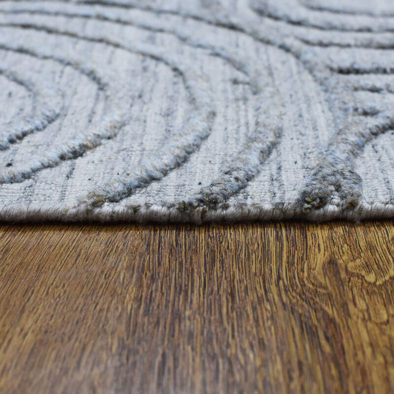 RUGSOTIC CARPETS HAND WOVEN FLAT WEAVE KILIM POLYESTER ECO-FRIENDLY AREA RUGS  - Rectangle Shape, Geometric Modern Design, Low Pile  Handmade Area Rugs (DP0010) image number 6
