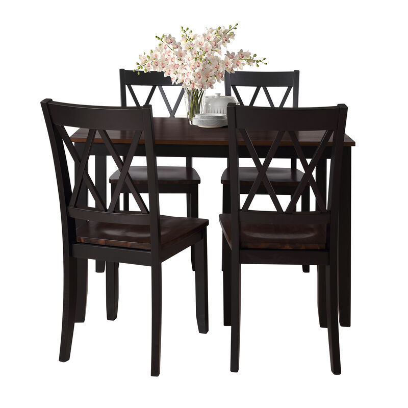 Whisen Elegant Design 5-Piece Dining Set and 4 Dining Chairs image number 2