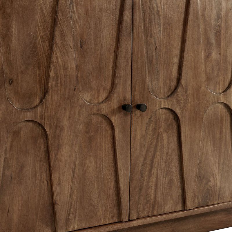 Veda 72" Mango Wood Sideboard Cabinet image number 6