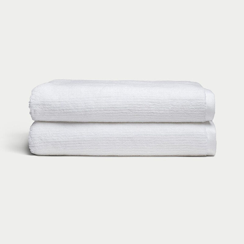 Ribbed Terry Bath Sheets