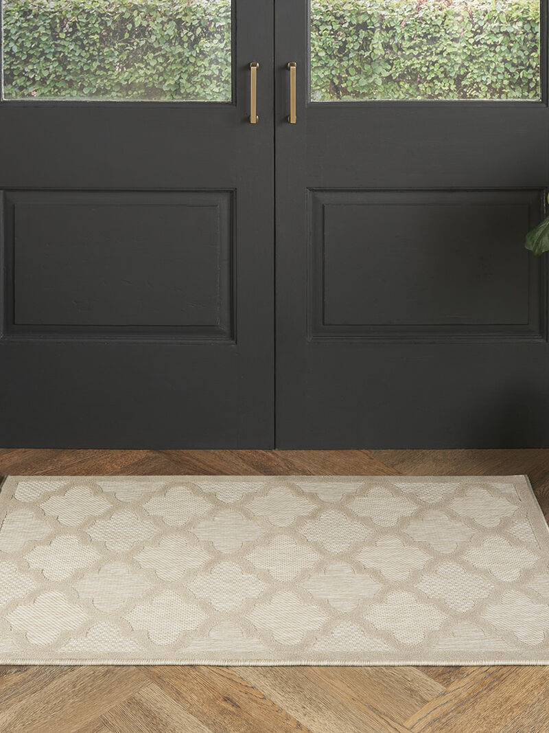 Easy Care NES01 Cream 2'2" x 10' Rug