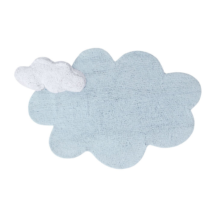 Washable rug Puffy Dream Blue