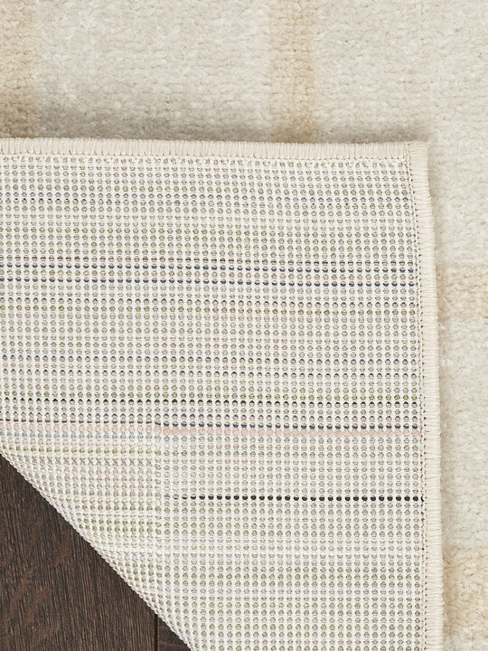 Nourison Essentials NRE02 Ivory/Gold 6' x 9' Rug