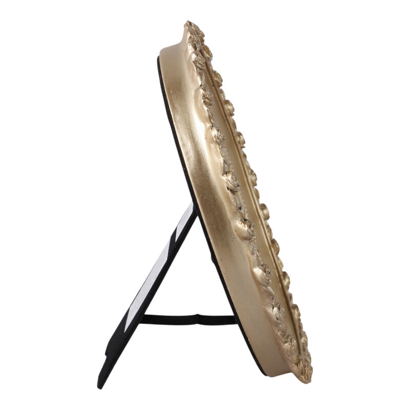 5x7 Oval Photo Frame, Gold image number 2