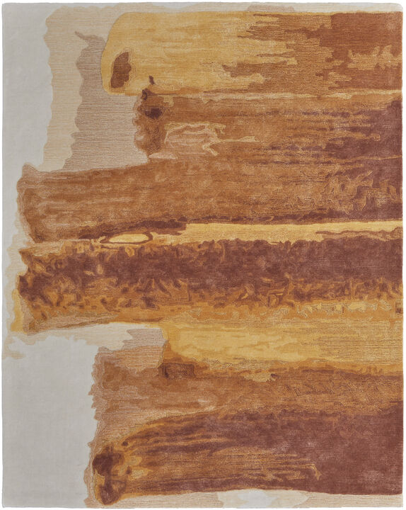 HomeRoots Abstract Hand Tufted Area Rug