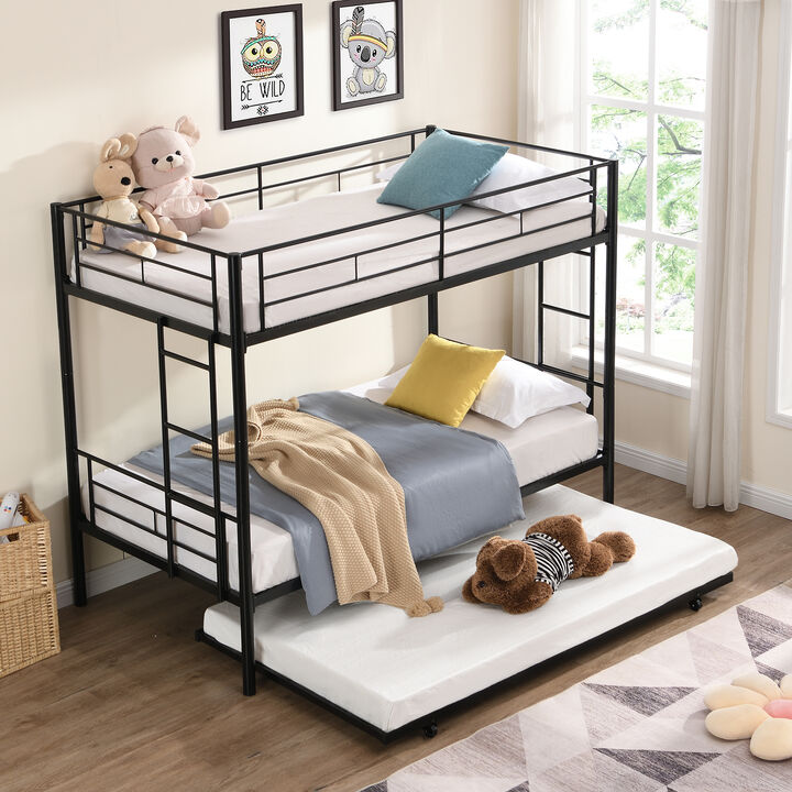 Merax Twin Over Twin Over Twin Triple Bunk Bed