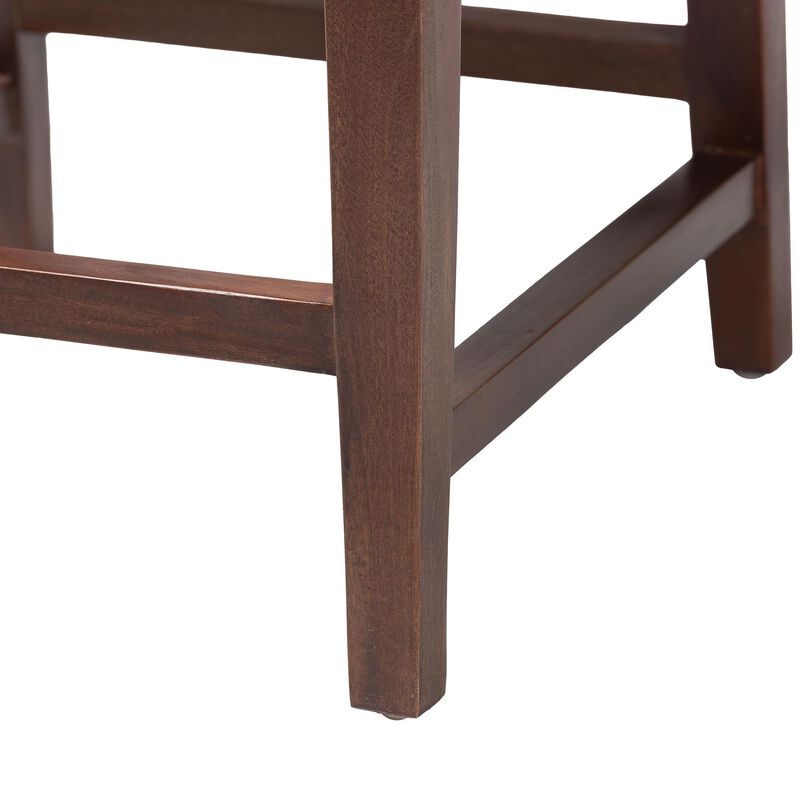 bali & pari Alise Handwoven Seagrass Dining Chair with Mahogany Wood Frame &ndash; Woven Back and Seat Chair for Dining Room or Kitchen, Earthy Brown