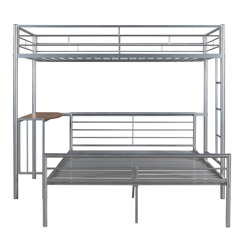 Merax Metal Bunk Bed with Desk