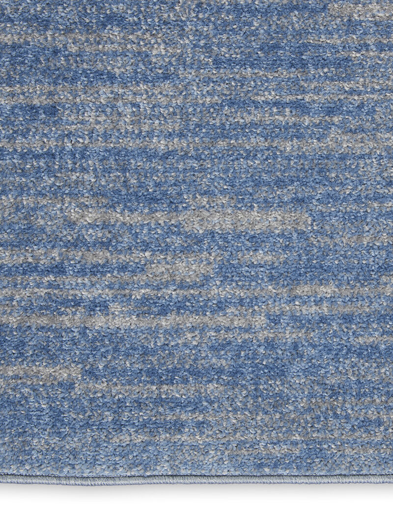 Nourison Essentials NRE01 Blue/Gray 5' x 7' Rug image number 4