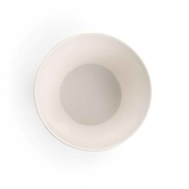 Elama Crafted Clay 12 Piece Lightweight Melamine Dinnerware Set in Cream