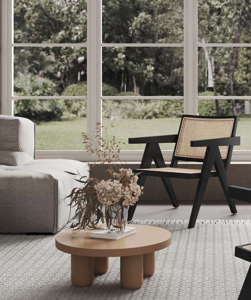 Hamlet Black Accent Chair