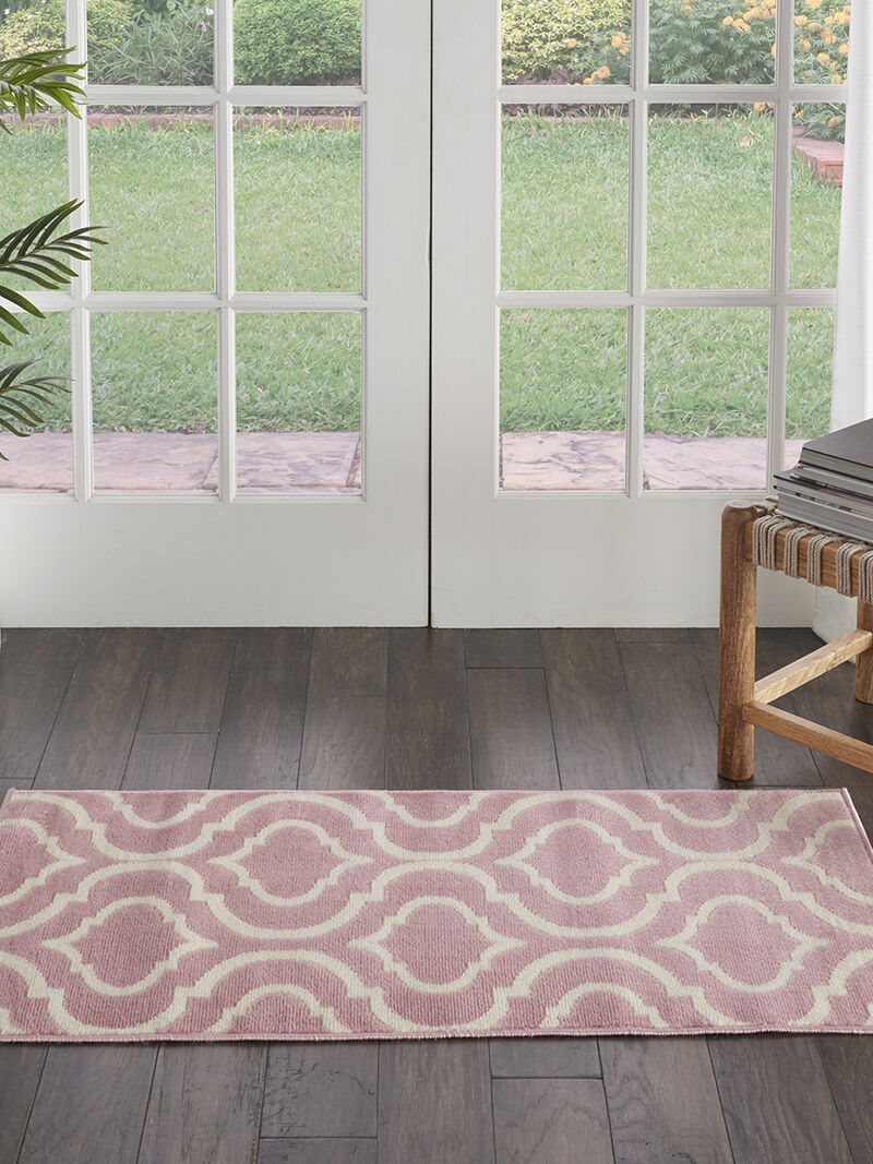 Jubilant JUB19 Pink 2'3" x 7'3" Rug