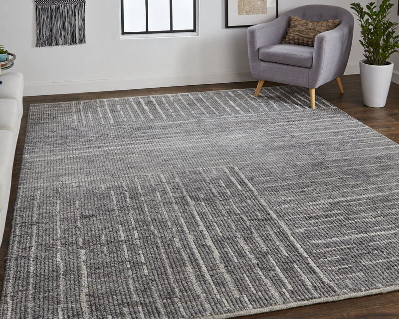 Alford 6913F Gray/Silver/Ivory 2' x 3' Rug