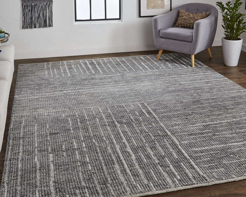 Alford 6913F Gray/Silver/Ivory 7'9" x 9'9" Rug image number 2