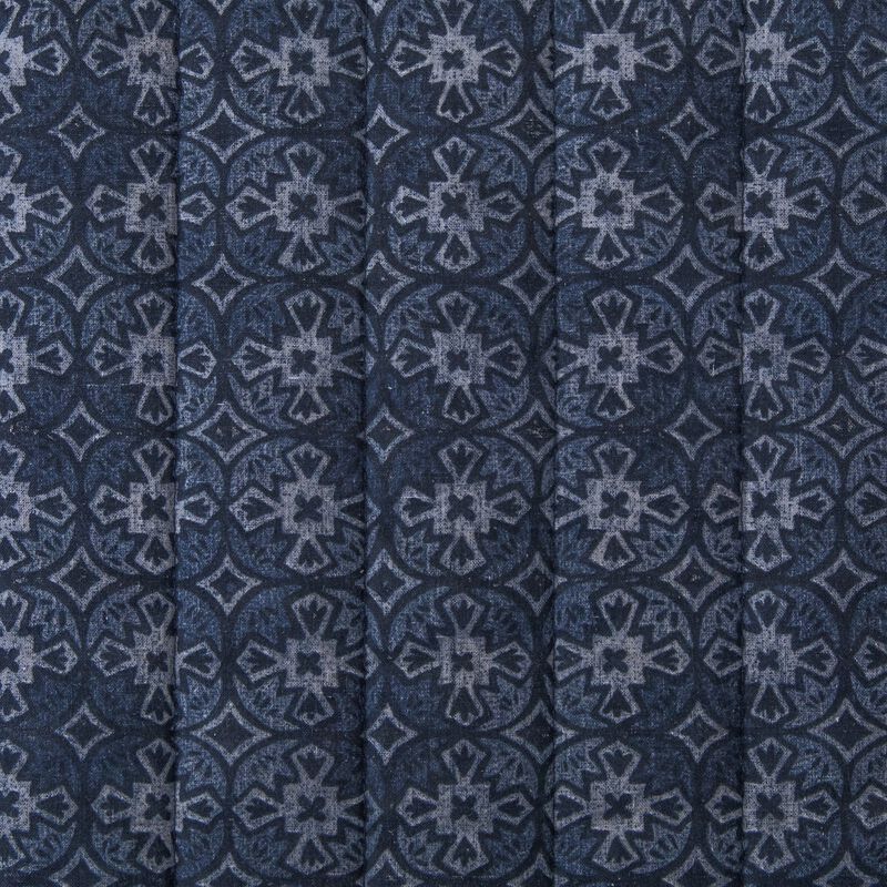 Indigo King Reversible Quilt Set image number 5