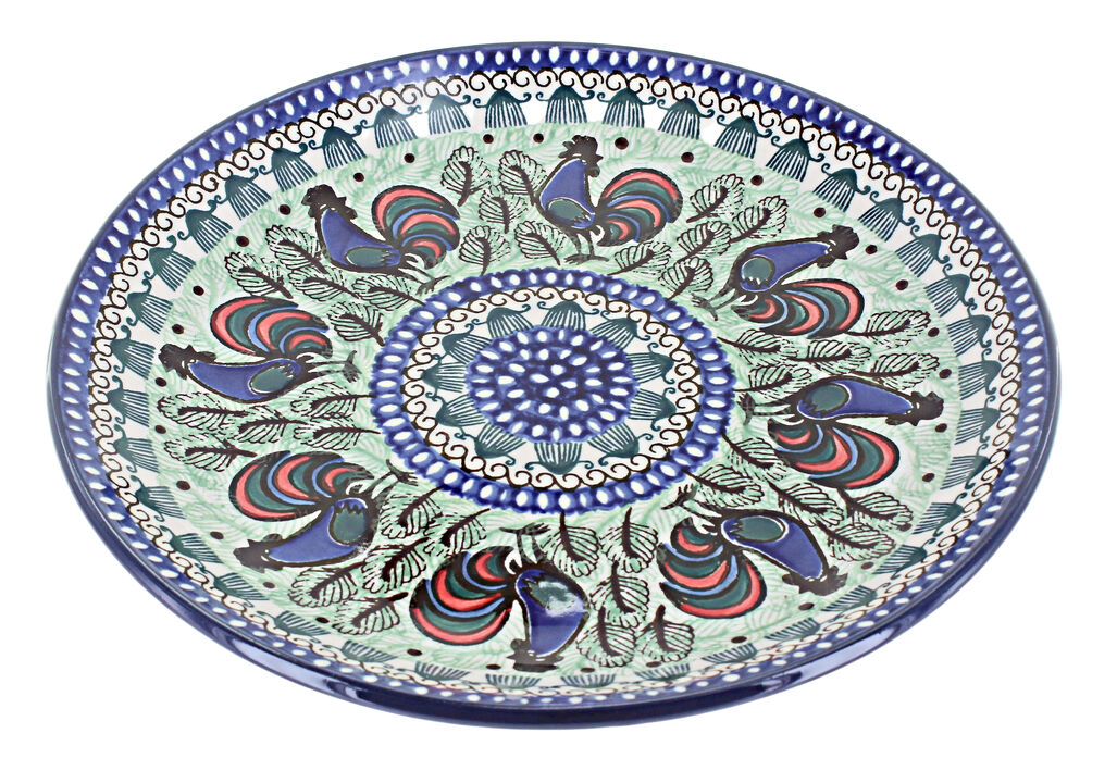 Blue Rose Polish Pottery Maria Dinner Plate