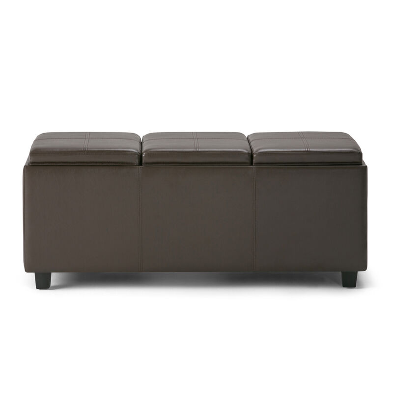 Simpli Home Avalon Storage Ottoman image number 2