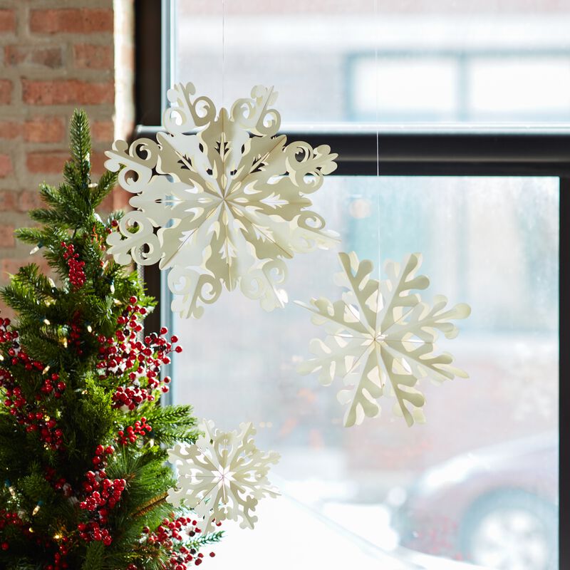 Paper Snowflake Ornament (Set of 6)