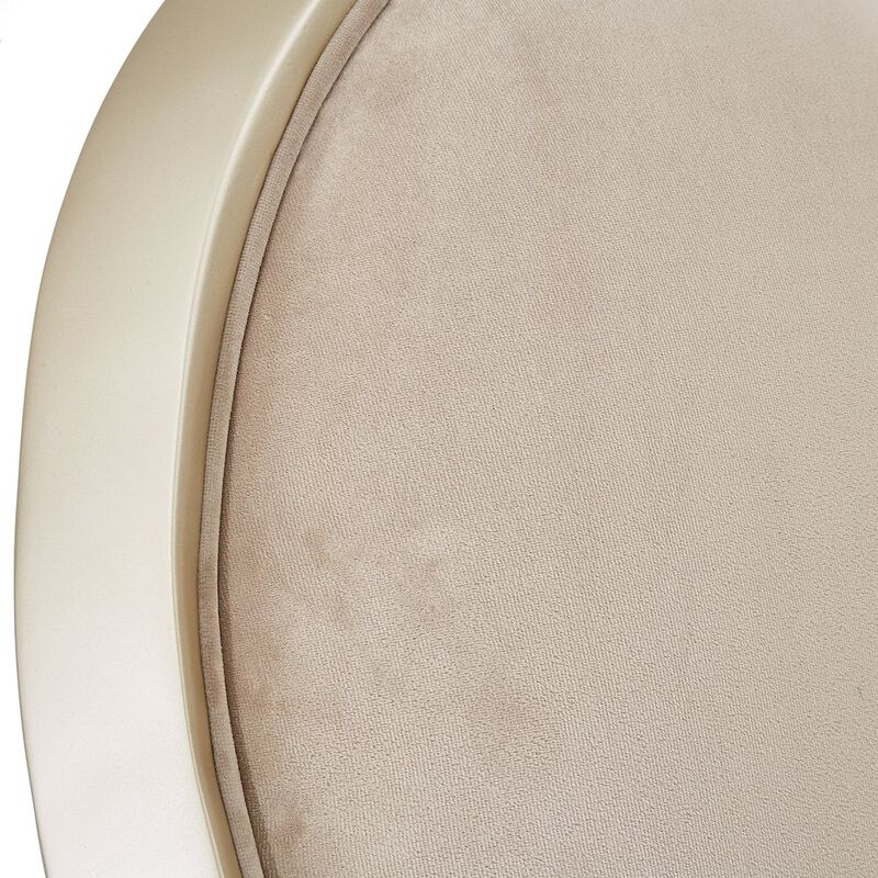 Michael Amini Villa&nbsp;Cherie Eastern King Channel Tufted Bed - Hazelnut