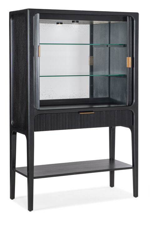 Archer Tambour Cabinet (Black)