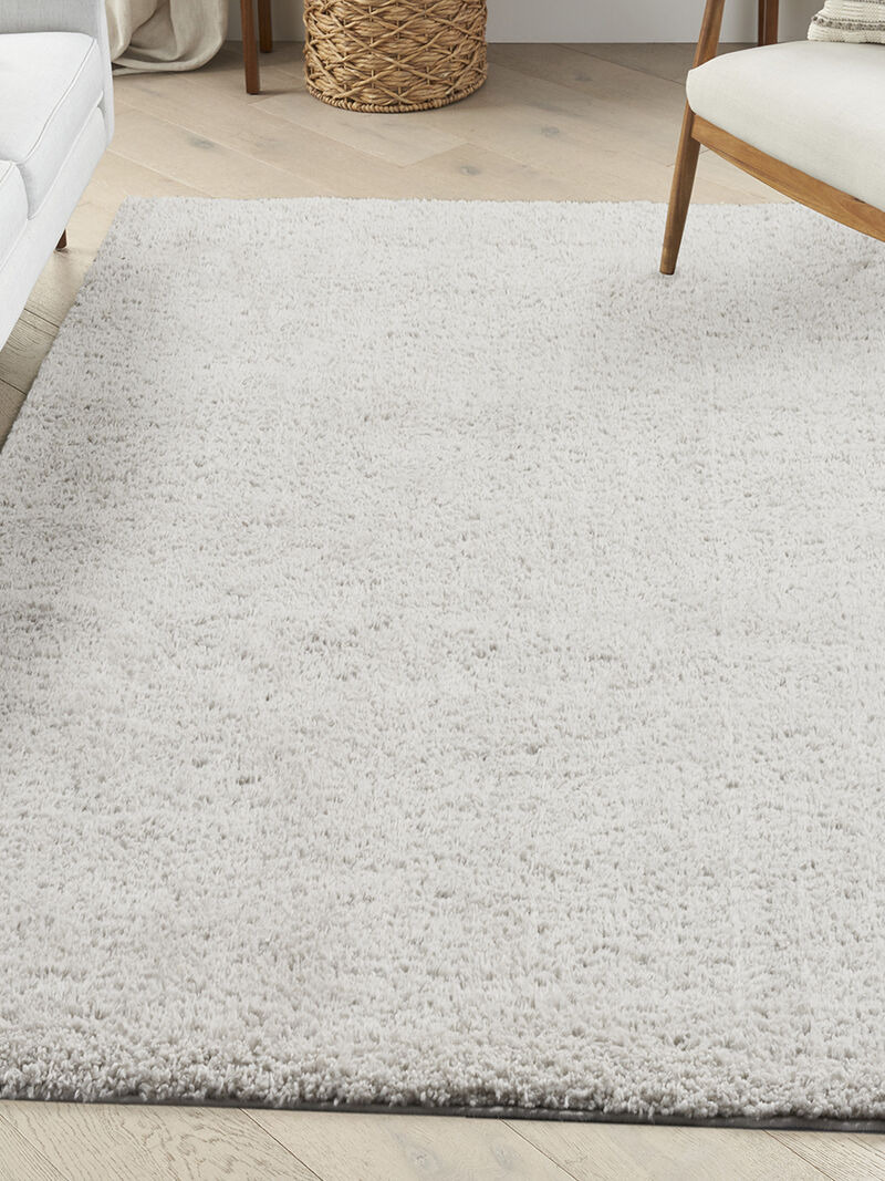 Modern Shag MMD02 Silver 5'3" x 7' Rug