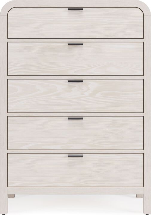 Drake Five Drawer Chest in Sugar