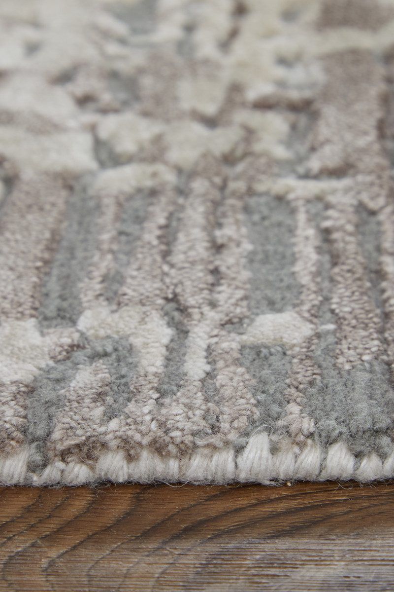 Zarah 8917F Gray/Taupe/Blue 9' x 12' Rug image number 7