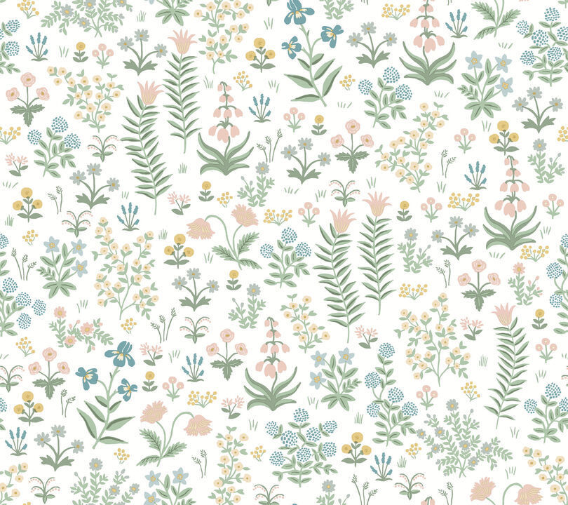 Menagerie Garden Blush Multicolor Peel & Stick Wallpaper