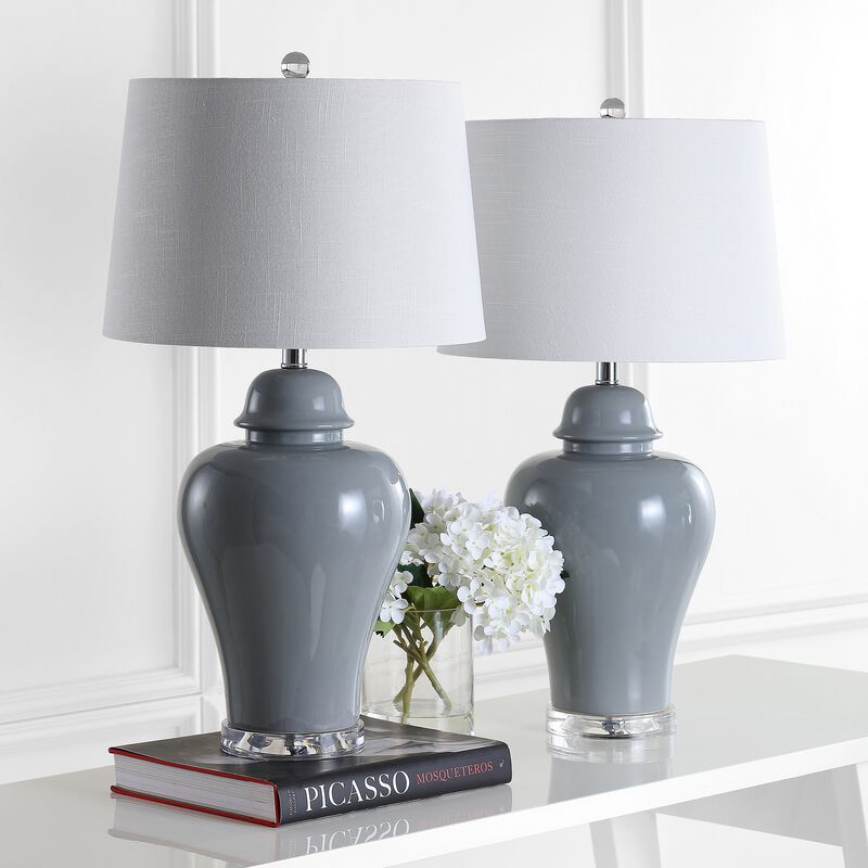 Winnie Ceramic Urn LED Table Lamp (Set of 2)