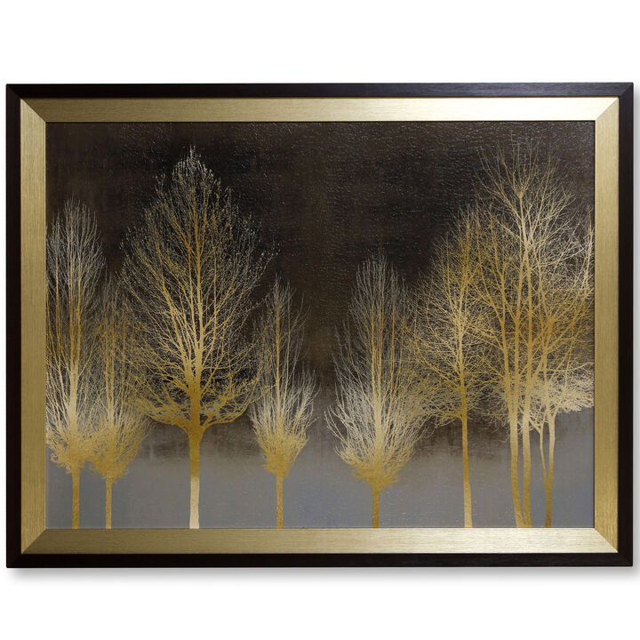 Gold Forest Framed Print