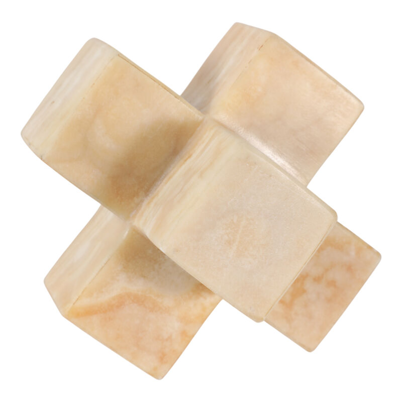 4" Onyx Marble Jack, Ivory image number 4