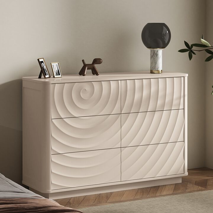 Vudnox 6 Drawer Dresser