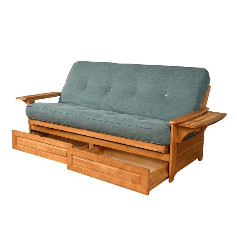 KODIAK Phoenix Frame-Butternut Finish-Mattress-Storage Drawers image number 1