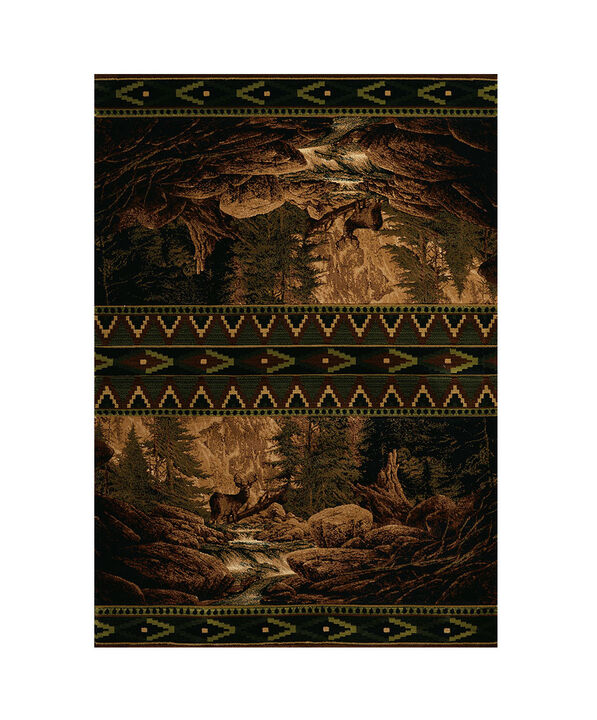United Weavers Buck Falls Lodge Style Carpet Runner 31 X 88 Inches