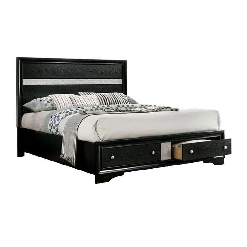 Bedroom Set, Wood, 2 Piece Set with Nightstand image number 5