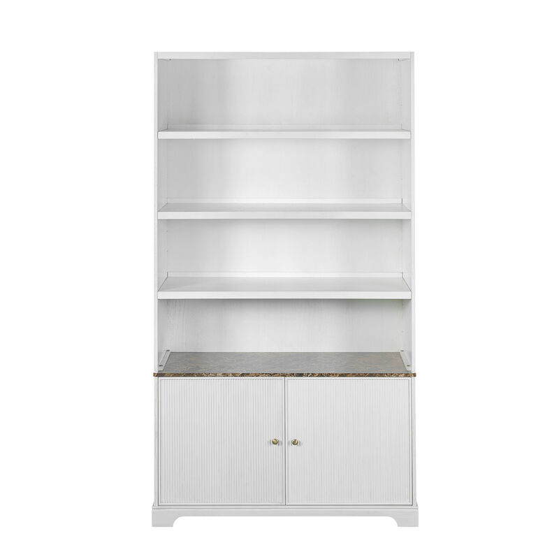 Dilut Tall Bookcase Storage Cabinet image number 0