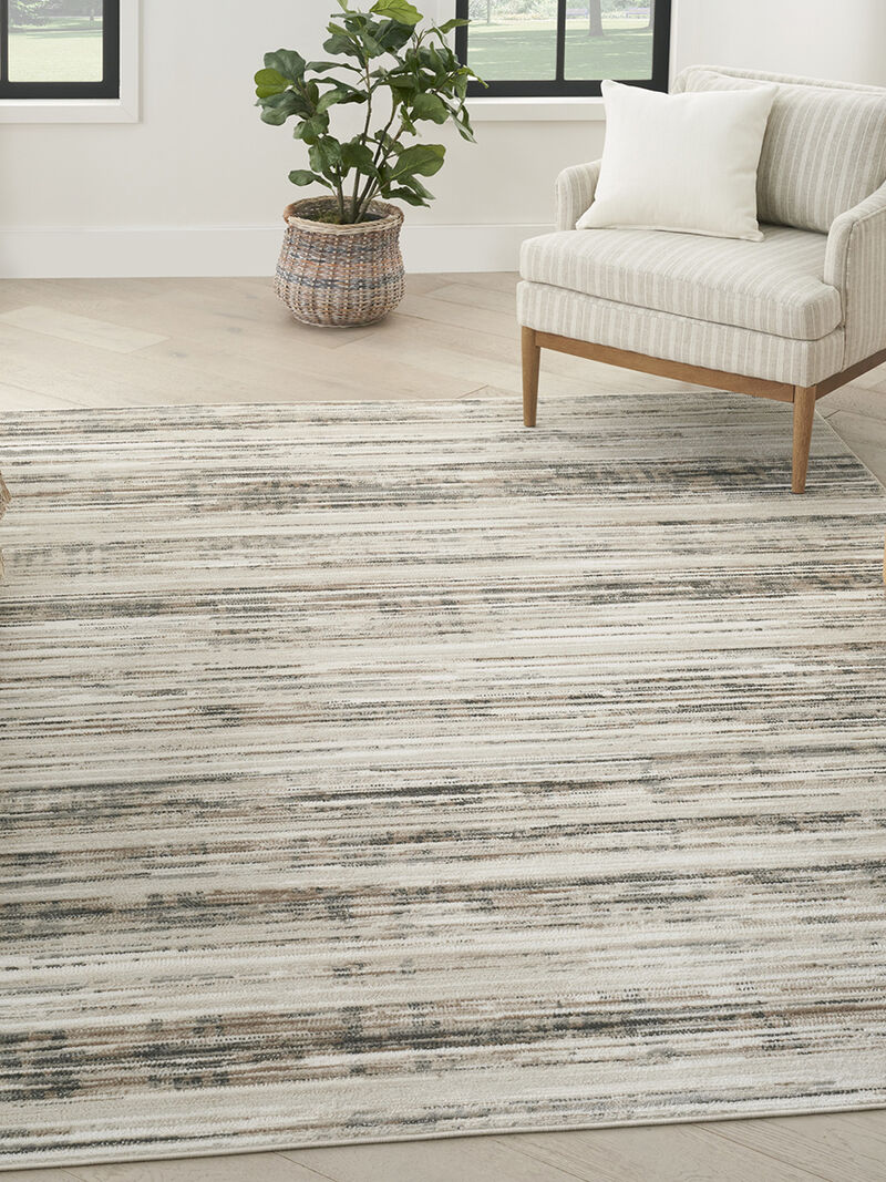 Serenity Home SRH03 Ivory/Beige 7'10" x 9'10" Rug