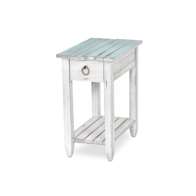 Sea Winds Coastal Furniture Picket Fence Chairside Table
