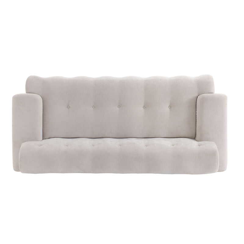 Christopher Knight Home Alderman 88'' Modern 3-Seater Upholstered Tufted Sofa