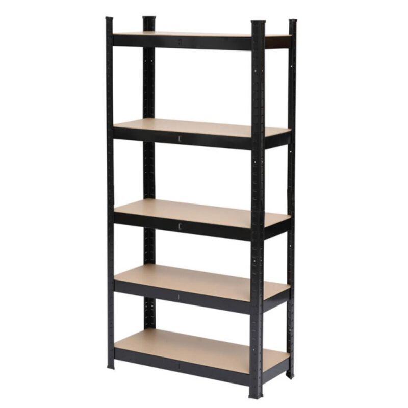 5-Tier Storage Rack for Heavy-Duty Organization in Home, Garage & Office