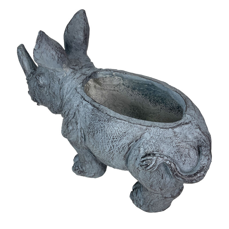 Grey Rhino MGO Planter - 18.5" - Weather-Resistant Magnesium - Indoor/Outdoor image number 3