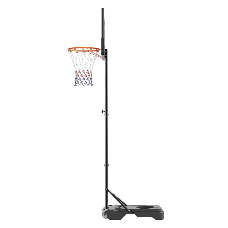 Height Adjustable Basketball Hoop with Stand, Portable Goal for Indoor Outdoor Kids and Adults-Black image number 3