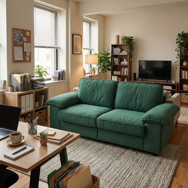 Jigkab Cozy Deep-Seated Loveseat image number 2