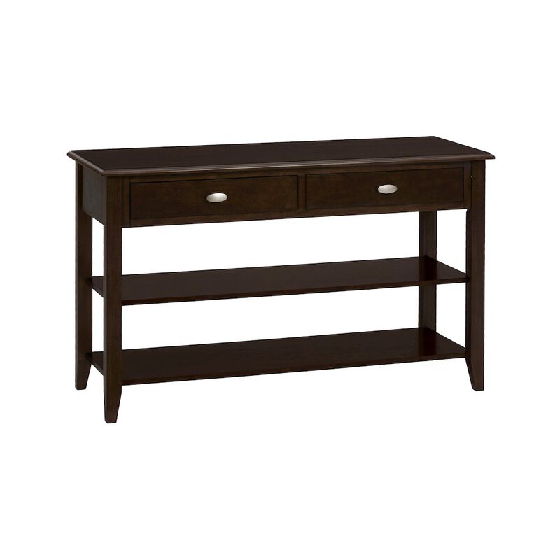Jofran Merlot Warm Contemporary 48 Sofa Table