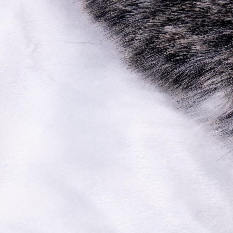 Vickerman 72" Arctic Faux Fur Tree Skirt image number 2