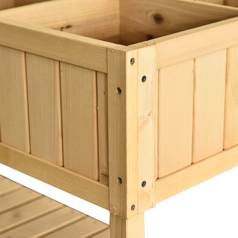 Hivvago Raised Herb and Vegetable Garden Bed with 8 Pockets image number 7