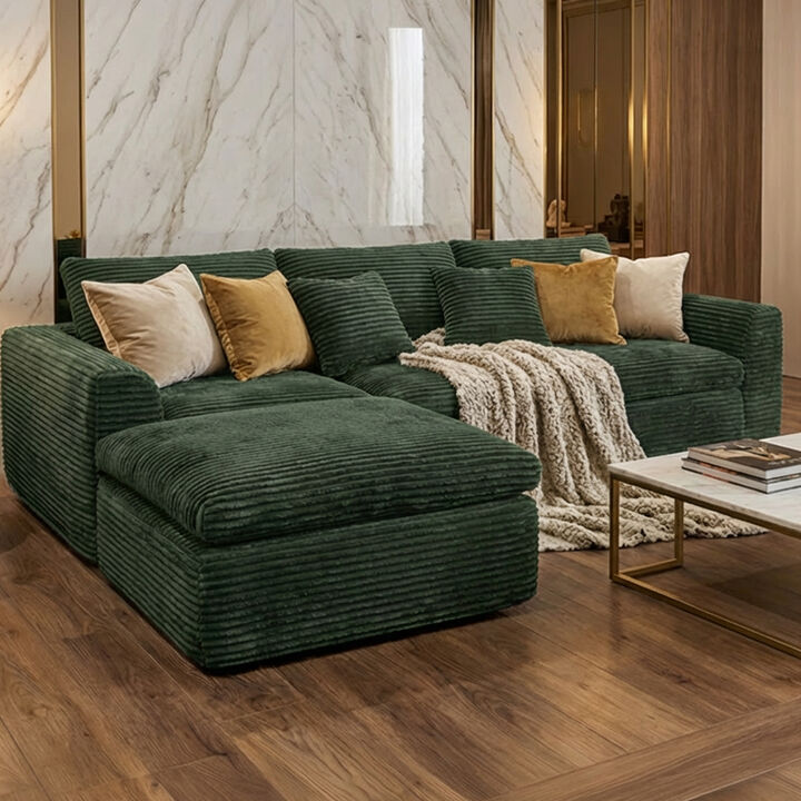 Flirv high-resilience boneless sponge sofa