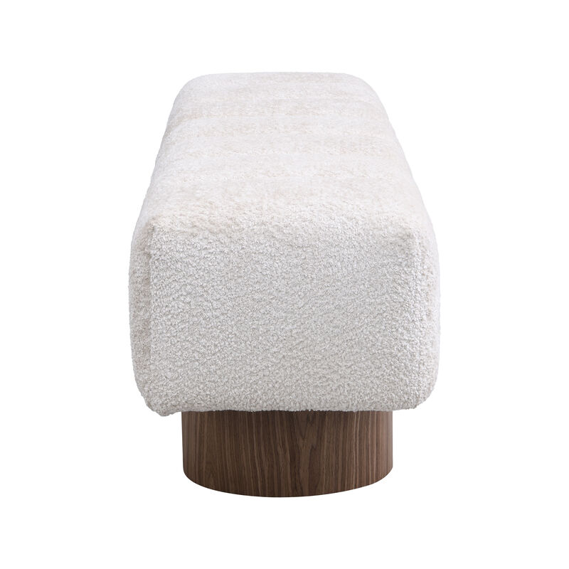 Merax Upholstered Dining Bench Ottoman